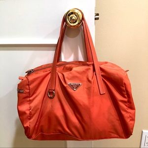 Prada large purse nylon